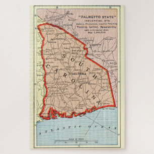 Palmetto State - South Carolina 20x30 Jigsaw Puzzle
