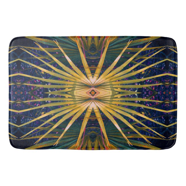 Palmetto Sunburst Bath Mat (Front)