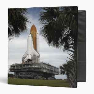 Palmetto trees frame space shuttle Endeavour Binder