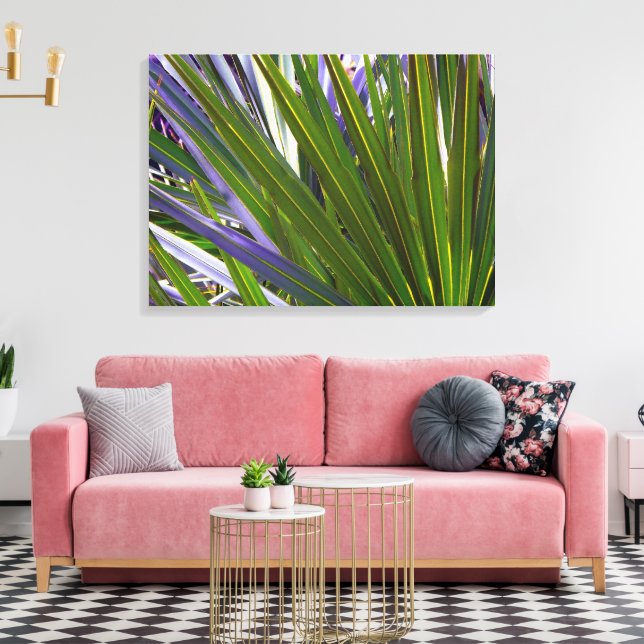 Palmetto Tropicale Canvas Print (Insitu(LivingRoom))