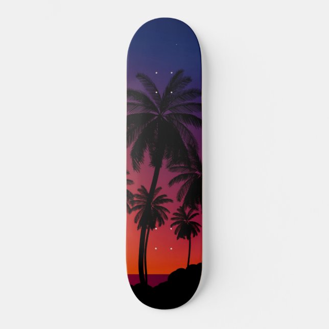 Palmier au Sunset Skateboard (Recto)