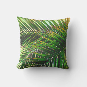 palmier coussin feuille nature art vert