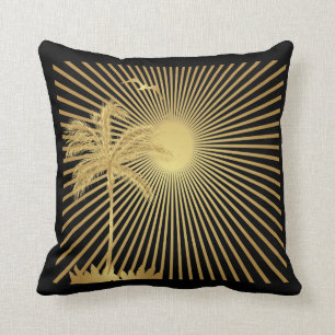 Palmier d'or de Metalllic, Sun et coussin d'oiseau