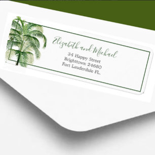 Palmier Moderne Élégant Vert