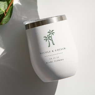 Palmier Tropical Destination Mariage Faveur