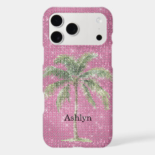 Palmier Tropical Rose Pailleté 