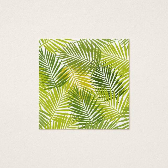 Palmier tropical vert motif feuille (Devant)
