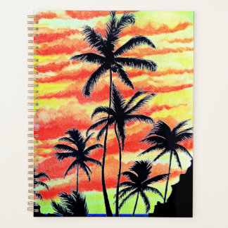 Palmiers de Coco-Coques Couchés De Soleil Hawaïen