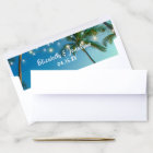 Palmiers de plage tropicaux Lumières romantiques à