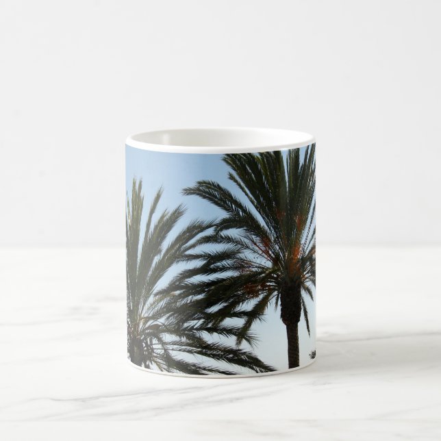 Palmiers photo Mug blanc (Centre)