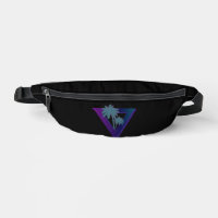 PALMIERS RÉTRO DES ANNÉES 80 TRIANGLE FANNY PACK