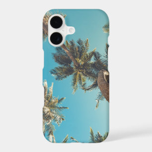 Palmiers sur Plage Tropicale Vintage