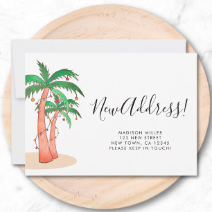 Palmiers tropicaux en mouvement Faire-part
