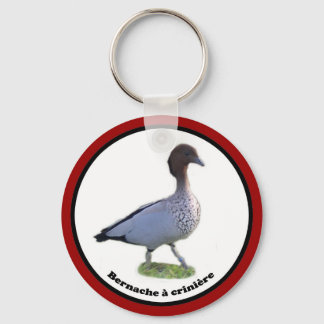 palmipèdes d'ornement collector (bernache à criniè keychain
