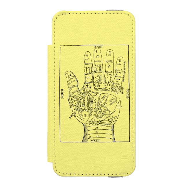 Palmistry, 1671 incipio iPhone wallet case (Folio Front)