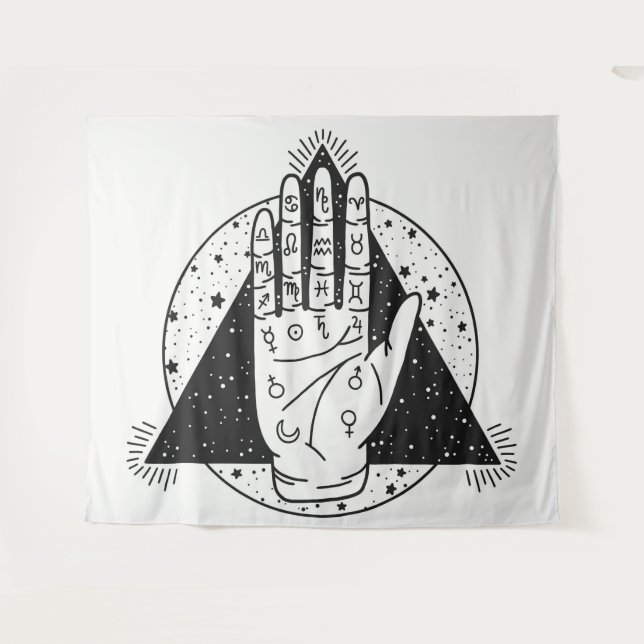 Palmistry Tapestry (Front (Horizontal))