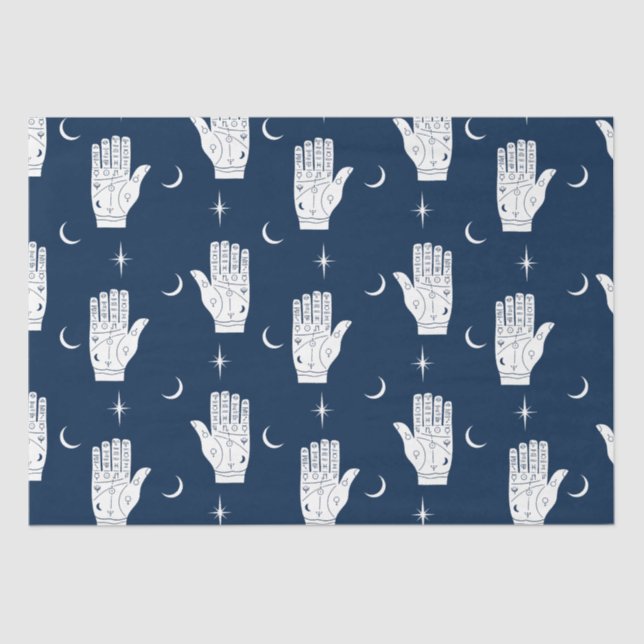 Palmistry Tissue Paper With Hands (Front)