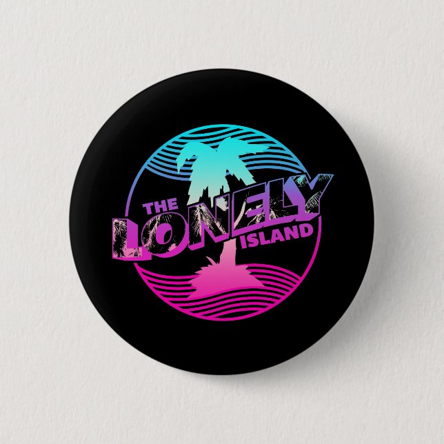 Palms 2 Inch Round Button (Front)