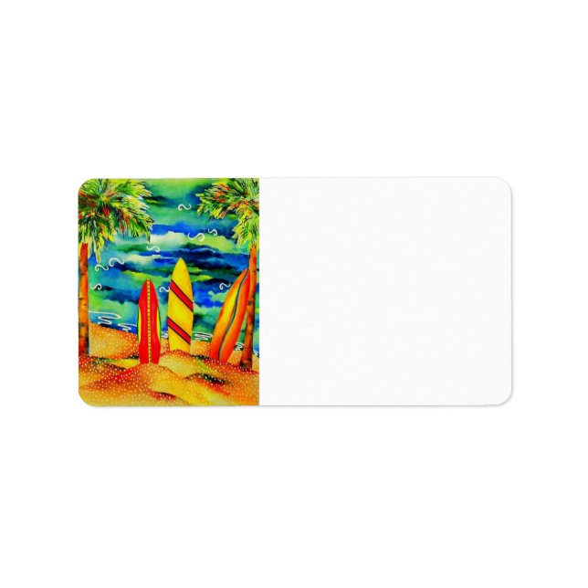 Palms and Surf Address Label (Front)