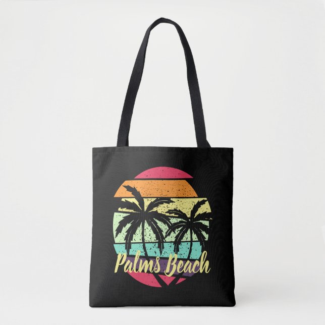 Palms Beach Tote Bag (Front)