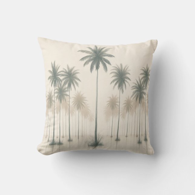 Palms Boulevard  Throw Pillow (Front)