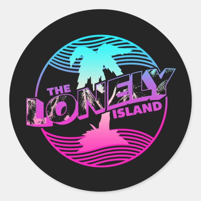 Palms Classic Round Sticker (Front)