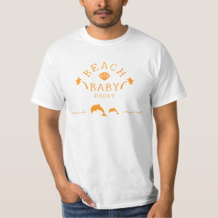 Palms & Dolphins Orange Beach Baby Daddy T-Shirt