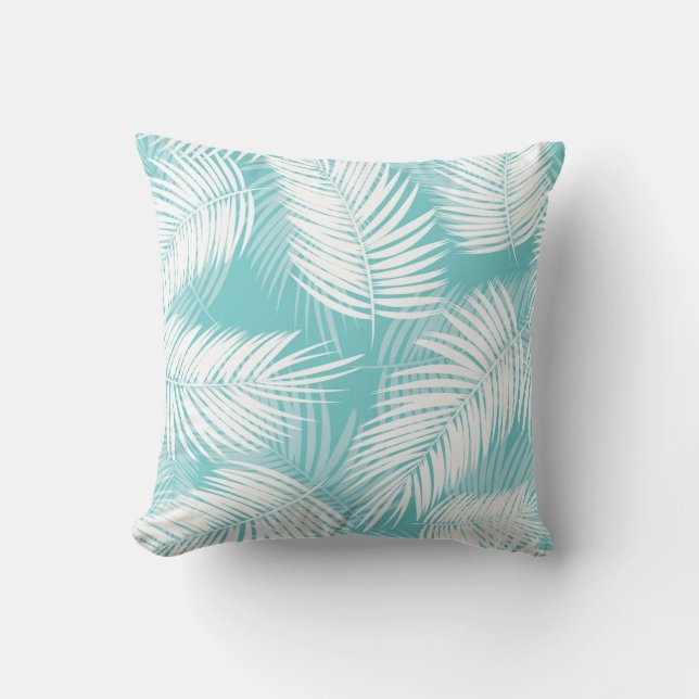 Palms Outdoor Throw Pillow (Front)