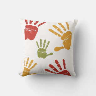 palms paint throw pillow