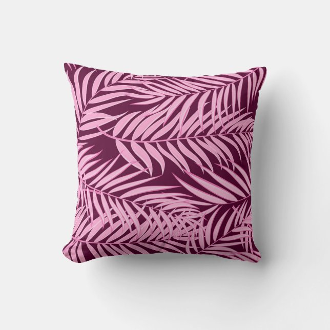 Palms Throw Pillow (Front)