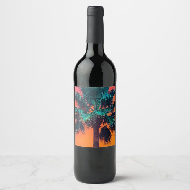 palms wine label (Front)