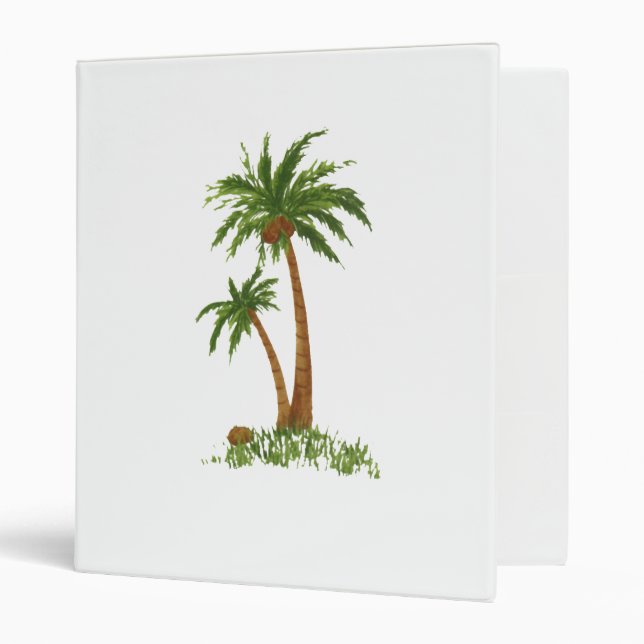 Palmtree  ring binder (Front/Inside)