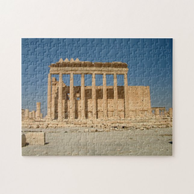 Palmyra, Bell Temple & Syria /Desert landscapes Jigsaw Puzzle (Horizontal)