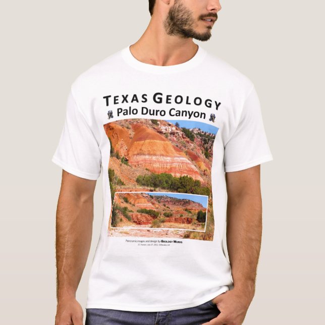 Palo Duro Canyon II - View from a Creek Bed T-Shirt (Front)