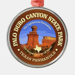 Palo Duro Canyon SP Metal Ornament