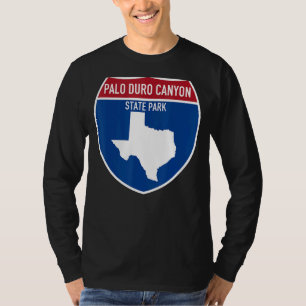 Palo Duro Canyon State Park Texas Highway Vacation T-Shirt