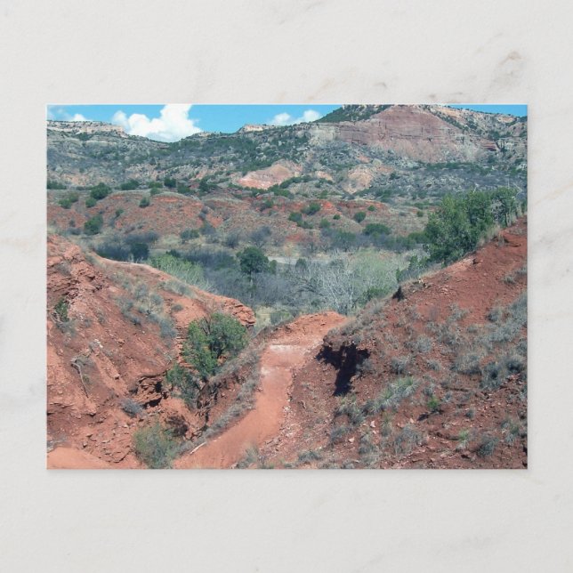 Palo Duro Canyon Trail Postcard (Front)