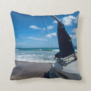 Palo Seco Beach Throw Pillow
