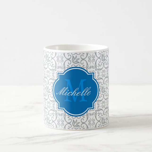 Paloma Damask Monogramme Mug (Centre)