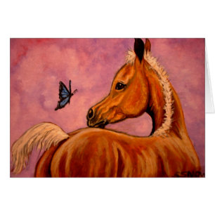 Palomino Foal & butterfly