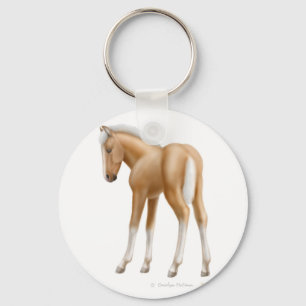 Palomino Foal Keychain