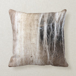 Palomino Grunge Throw Pillow