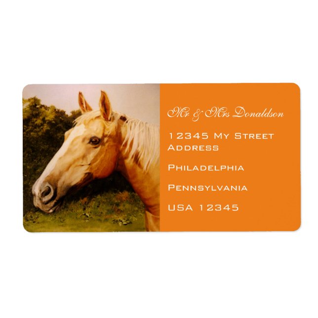 Palomino Horse  (Front)