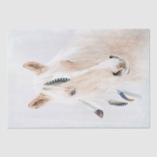 Palomino Horse Fantasy Decoupage Tissue Paper