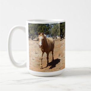 Palomino Horse Greeting,- Coffee Mug