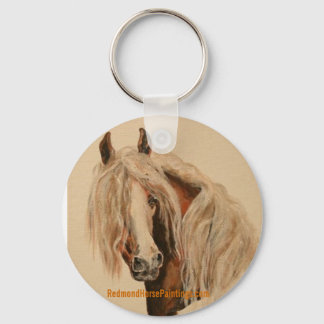 Palomino Horse Keychain