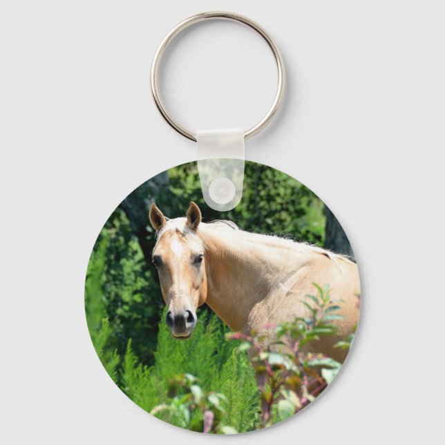 Palomino Horse Keychain (Front)