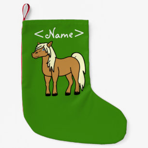 Palomino Horse Small Christmas Stocking