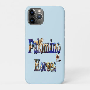 Palomino Horses Picture Logo, iPhone 11 Pro Case