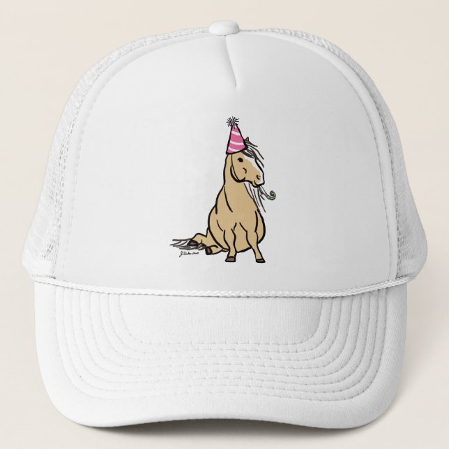 Palomino Party Pony Trucker Hat (Front)